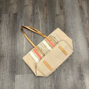 Vera Bradley Beige and Tan Women's Tote Bag
